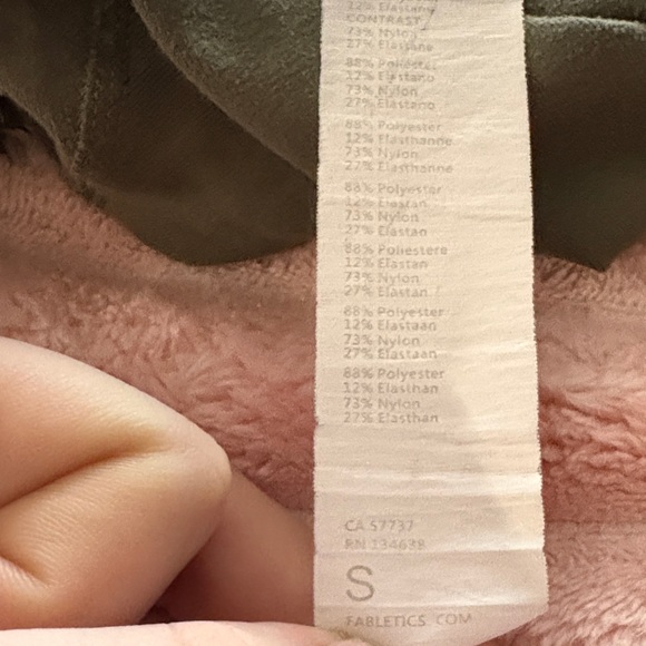 Fabletics Olive Green Leggings - Picture 4 of 4